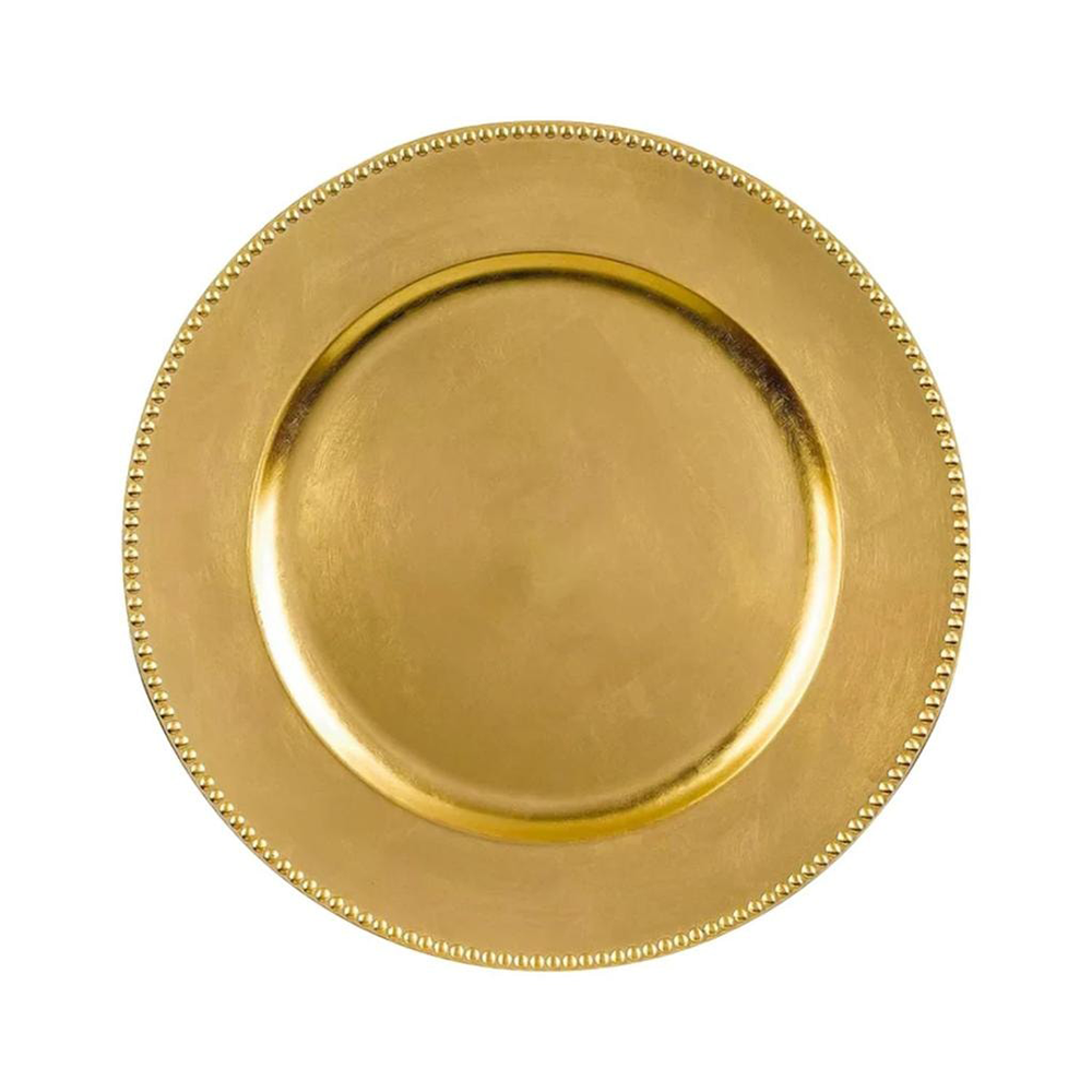 Gold Acrylic Charger