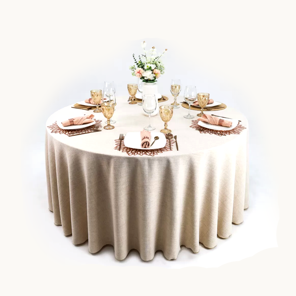Round Polyester Linens